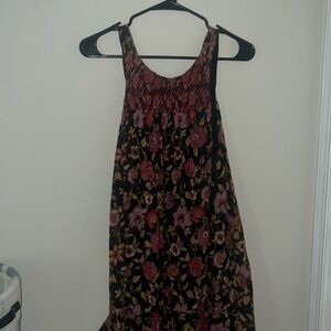 Free people mini dress in multicolored